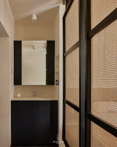 Custom-built carpentry and storage solutions for a modern HDB home in Singapore.